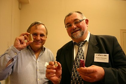 Prof. R. Wegner (Brasilien) und Prof. Dr. H. Pllmann (Halle)