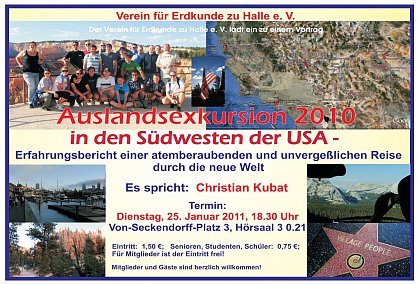 Verein für Erdkunde am 25.01.2011